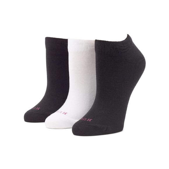 HUE Accessories - The Perfect Sneaker Low Cut Liner Women's Multicolor 3 Pair Pack